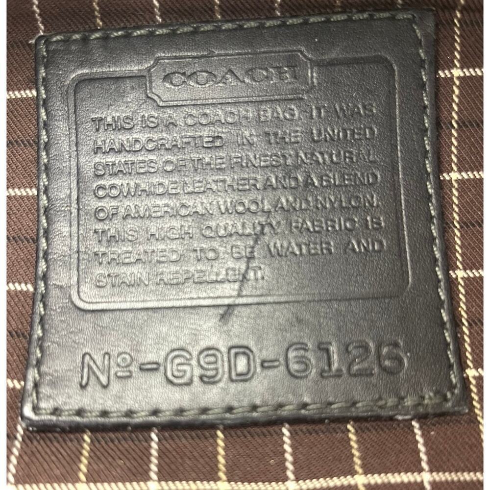 Vintage Coach 6126 Bleecker Tweed Satchel & Pouch - Picture 11 of 12